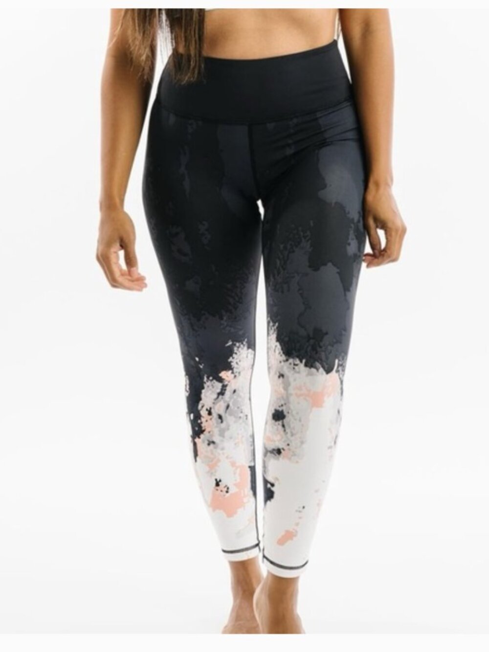 Zyia Watercolor Ombre Summit Hi-Rise 7/8 24" Leggings Size 16-18 NEW
